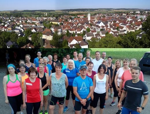 eine Laufgruppe Juni 2019