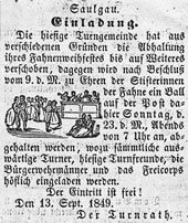 Anzeigen aus dem „Amts- und Intelligenzblatt“ vom Dienstag, dem 4. Juli 1848
