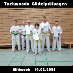 Taekwondo  Gürtelprüfungen