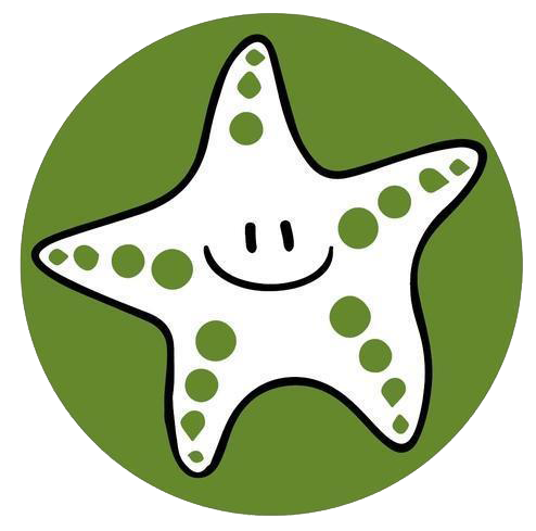 grüner Seestern
