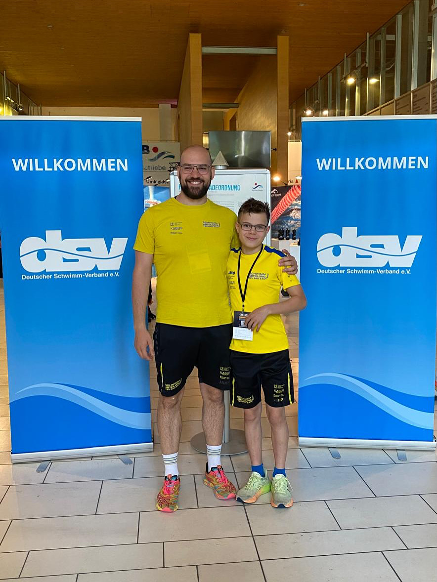 Felix mit Trainer Fabio