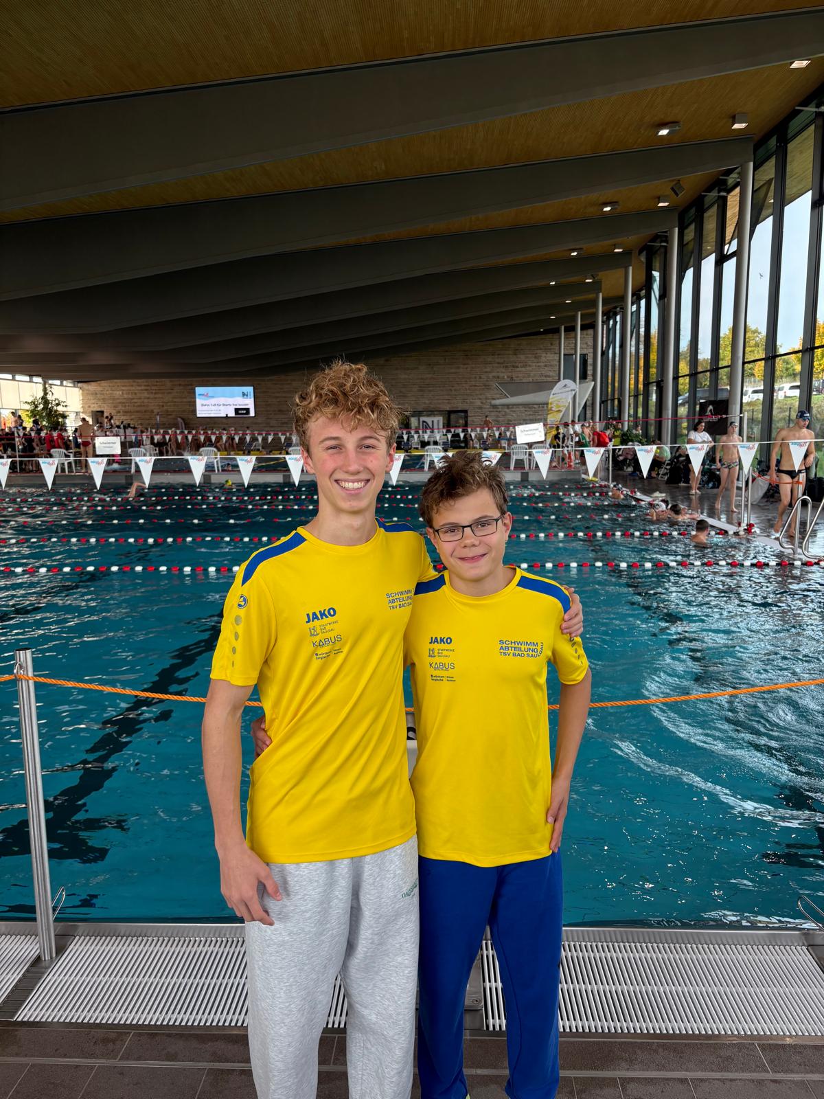 .. unsere zwei BaWü Starter Felix und Vincent